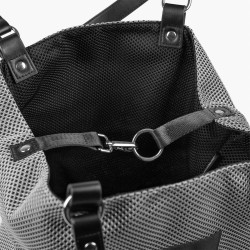 Munich Bolso Gogo Spin Reversible Tote Gris Black White