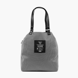Munich Bolso Gogo Spin Reversible Tote Gris Black White