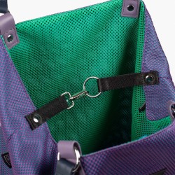 Munich Bolso Gogo Spin Reversible Tote Morado Verde Purple Aqua