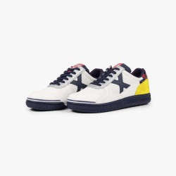 Munich Zapatilla G-3 Kid 451 Blanco Amarillo Azul Niño