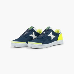 Munich Zapatilla G-3 Kid 459 Azul Marino Amarillo Flúor Niño