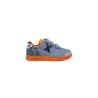 Munich Zapatilla G-3 Kid Velcro 449 Azul y Naranja Niño