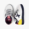 Munich Zapatilla G-3 Kid Velcro 451 Blancas y Amarillas Niño