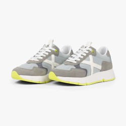 Munich Zapatilla Mamba 08 Gris Amarillo Mujer