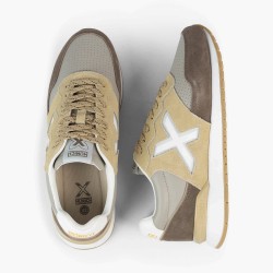Munich Zapatilla Dash Premium 276 Marrón Beige Hombre