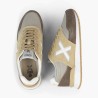 Munich Zapatilla Dash Premium 276 Marrón Beige Hombre