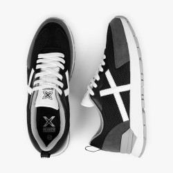 Munich Zapatilla Versatile 33 Negro Blanco Black Grey Hombre
