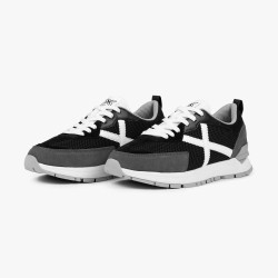 Munich Zapatilla Versatile 33 Negro Blanco Black Grey Hombre
