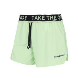 Trangoworld Pantalón Corto Larues Menta Mujer
