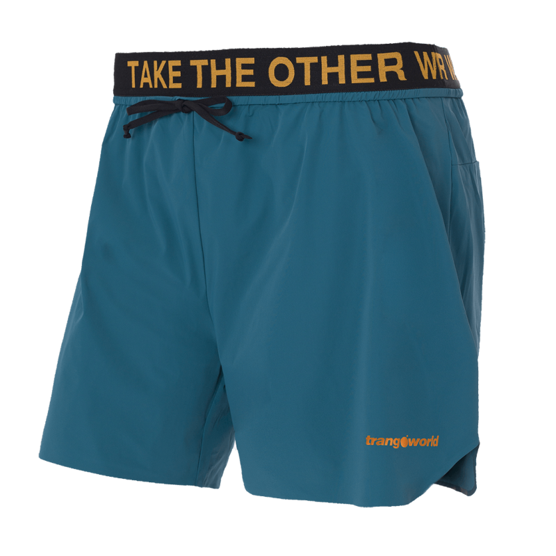 Trangoworld Pantalón Corto Servoz Verde Oscuro Hombre