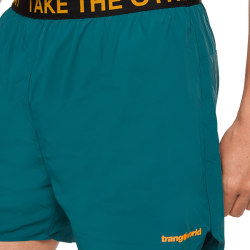 Trangoworld Pantalón Corto Servoz Verde Oscuro Hombre