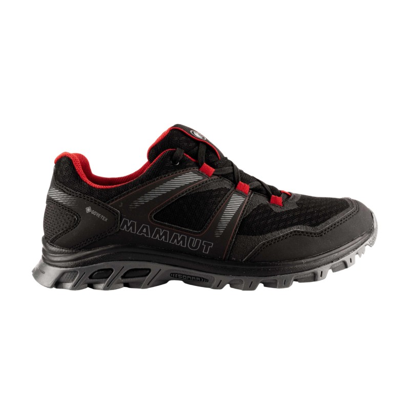 Mammut Zapatillas Girun Low GTX Negro Rojo Black Magma Hombre
