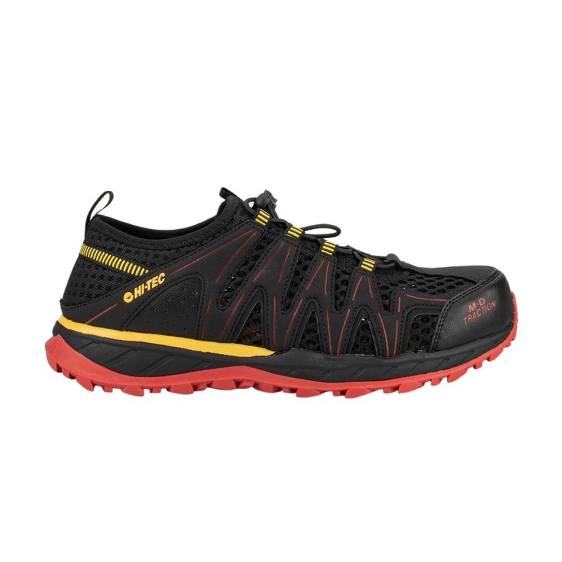 Hi-tec Zapatillas Anfibias Hiker Vent Negro Rojo Black Molten Lava Hombre