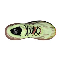 Asics Zapatilla Trailrunning Trabuco 14 Verde Claro Rosa Illuminate Yellow Umeboshi Hombre