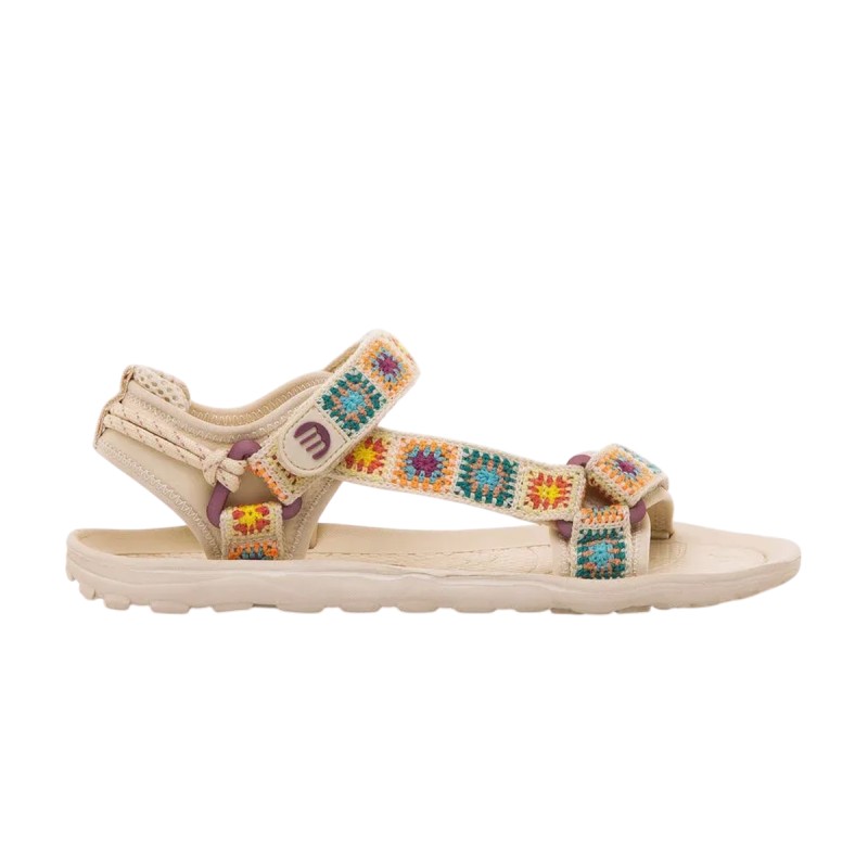 Mustang Sandalia Barefoot Estamapado Multicolor Crochety Strip Multicolored Mujer