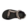 Mustang Sandalia Barefoot Free Solana Estampado Puntos Negros Blanco White Black Mujer