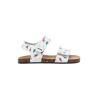 Mustang Sandalia Barefoot Losfo Dinosaurio Blanco White Niño