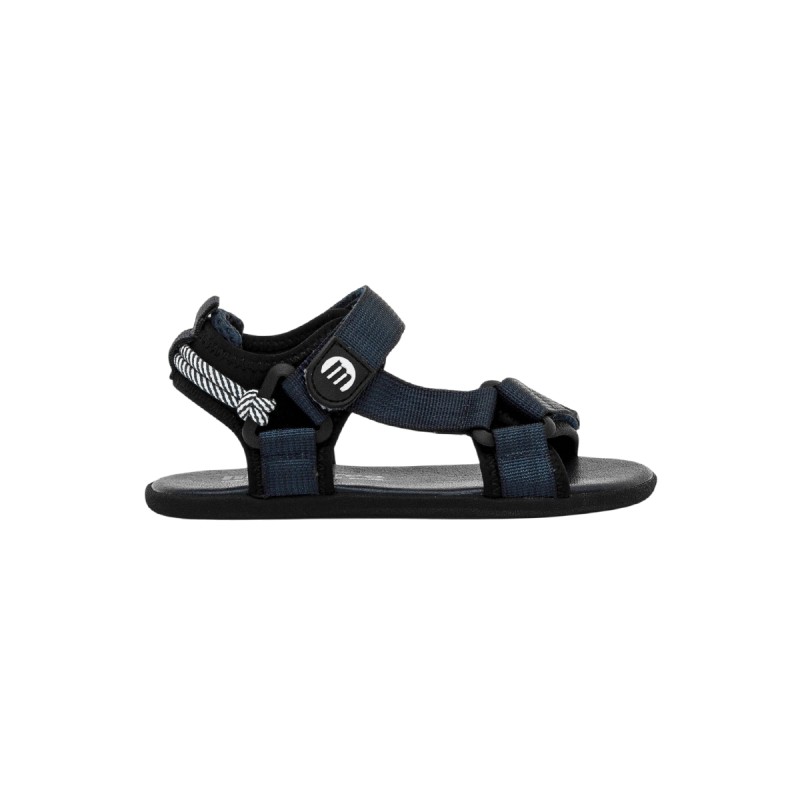 Mustang Sandalia Barefoot Nylon Strap Mallow Negro Azul Black Niño