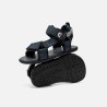 Mustang Sandalia Barefoot Nylon Strap Mallow Negro Azul Black Niño