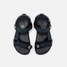 Mustang Sandalia Barefoot Nylon Strap Mallow Negro Azul Black Niño