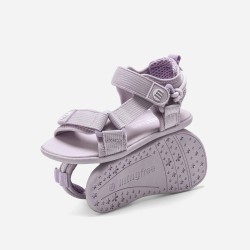Mustang Sandalia Barefoot Nylon Strap Mallow Lila Malva Niño