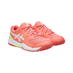 Asics Zapatilla Padel Gel-Dedicate 8 Padel GS Rosa Salmon Guava Niño