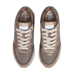 Pepe Jeans Zapatilla Rusper Glam Bronce Beige Mujer