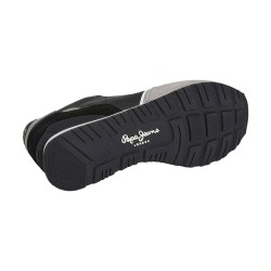 Pepe Jeans Zapatilla Brit Half Negro Gris Middle Grey Hombre