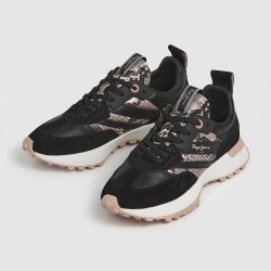 Pepe Jeans Zapatilla Lucky Fenix Negro Beige Black Mujer