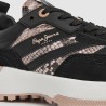 Pepe Jeans Zapatilla Lucky Fenix Negro Beige Black Mujer