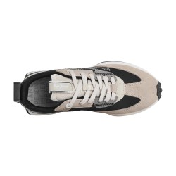 Pepe Jeans Zapatilla Lucky Party Gris Oscuro Beige Antracite Grey Mujer