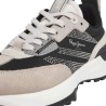 Pepe Jeans Zapatilla Lucky Party Gris Oscuro Beige Antracite Grey Mujer