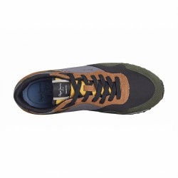 Pepe Jeans Zapatilla London Hood Gris Negro Verde Khaki Green Hombre