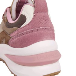 Pepe Jeans Zapatilla Winslow Serie Marrón Rosa Bronze Beige Mujer