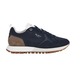 Pepe Jeans Zapatilla Ari Club Azul Oscuro Marrón Navy Hombre