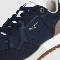 Pepe Jeans Zapatilla Ari Club Azul Oscuro Marrón Navy Hombre