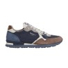 Pepe Jeans Zapatilla Brit Prints  Azul Oscuro Marrón Walnut Brown Hombre