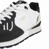 Pepe Jeans Zapatilla Brit Half Blaco Gris Oscuro Negro Black Hombre