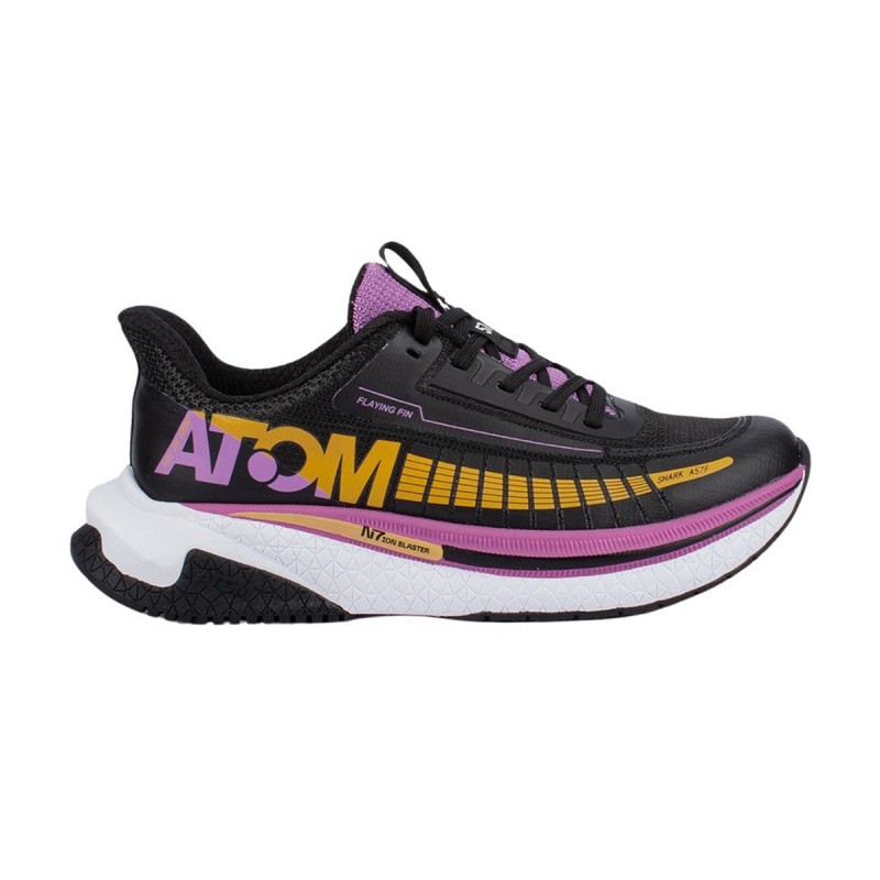 Atom Zapatillas Shark Mako Negro Lila Purple Mujer