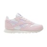 Reebok Zapatilla Casual Classic Leather Blanco Rosa Mujer