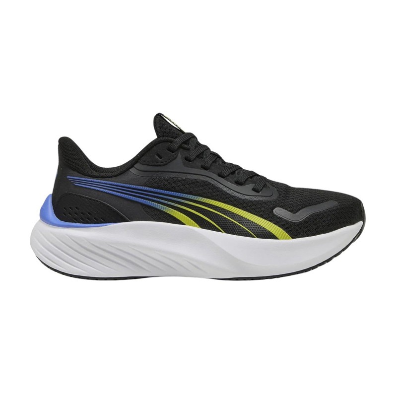 Puma Zapatilla Deportiva Pounce Lite Jr Negro Amarillo Black Lime Niño