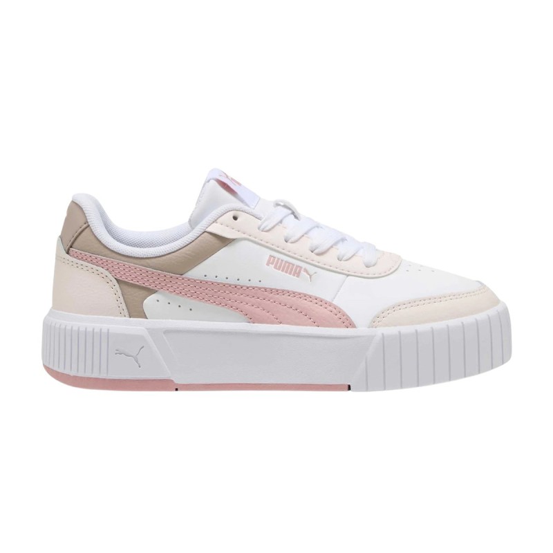 Puma Zapatilla Deportiva Carina Mia JR Blanco Rosa White Rosy Niño