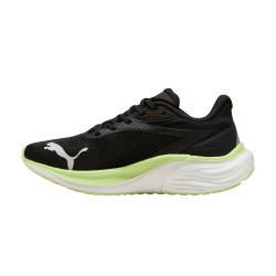 Puma Zapatilla Running Electrify Nitro Negro Verde Black Apple Spritz Mujer