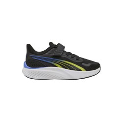 Puma Zapatilla Deportiva Pounce Lite Ac+Ps Negro Amarillo Azul Black-Lime Smash-Sapphire Niño