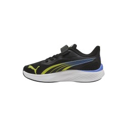 Puma Zapatilla Deportiva Pounce Lite Ac+Ps Negro Amarillo Azul Black-Lime Smash-Sapphire Niño