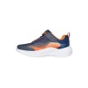 Skechers Zapatillas Microspec Advance Azul Naranja Niño