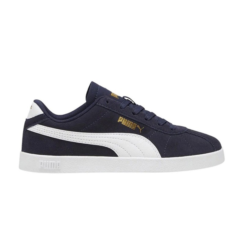 Puma Zapatilla Deportiva Puma Club II JR Azul Oscuro Navy White Niño