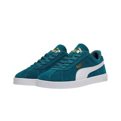 Puma Zapatilla Deportiva Puma Club II JR Verde Emerald Ice-Puma Niño