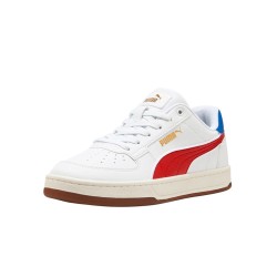 Puma Zapatillas Caven 2.0 Retro JR White Red Gum Blanco Niño