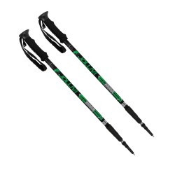 Joluvi Par De Bastones Trekking Small Negro Verde